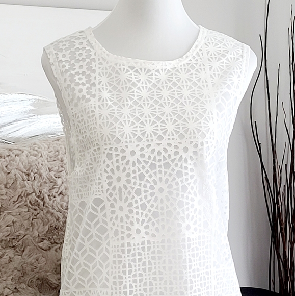 NWOT White RVCA Beach Cover-up XS - Picture 3 of 8